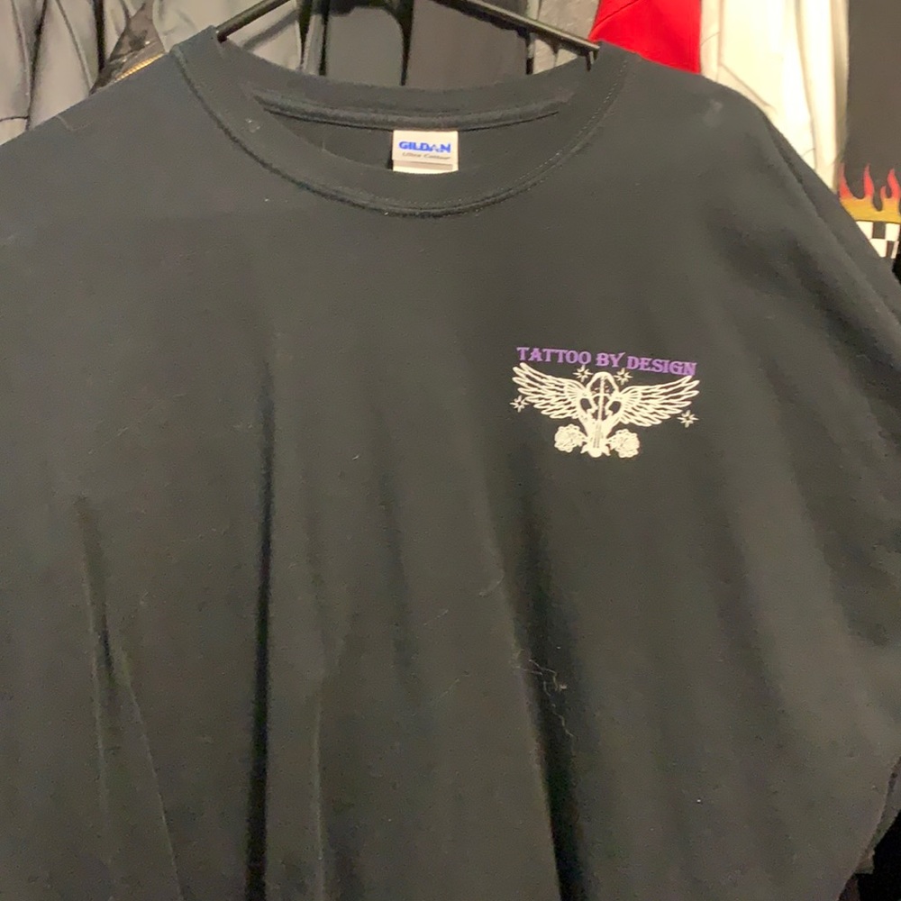 Cool tattoo shop shirt